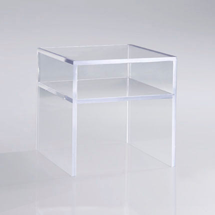 Cube Table with Shelf